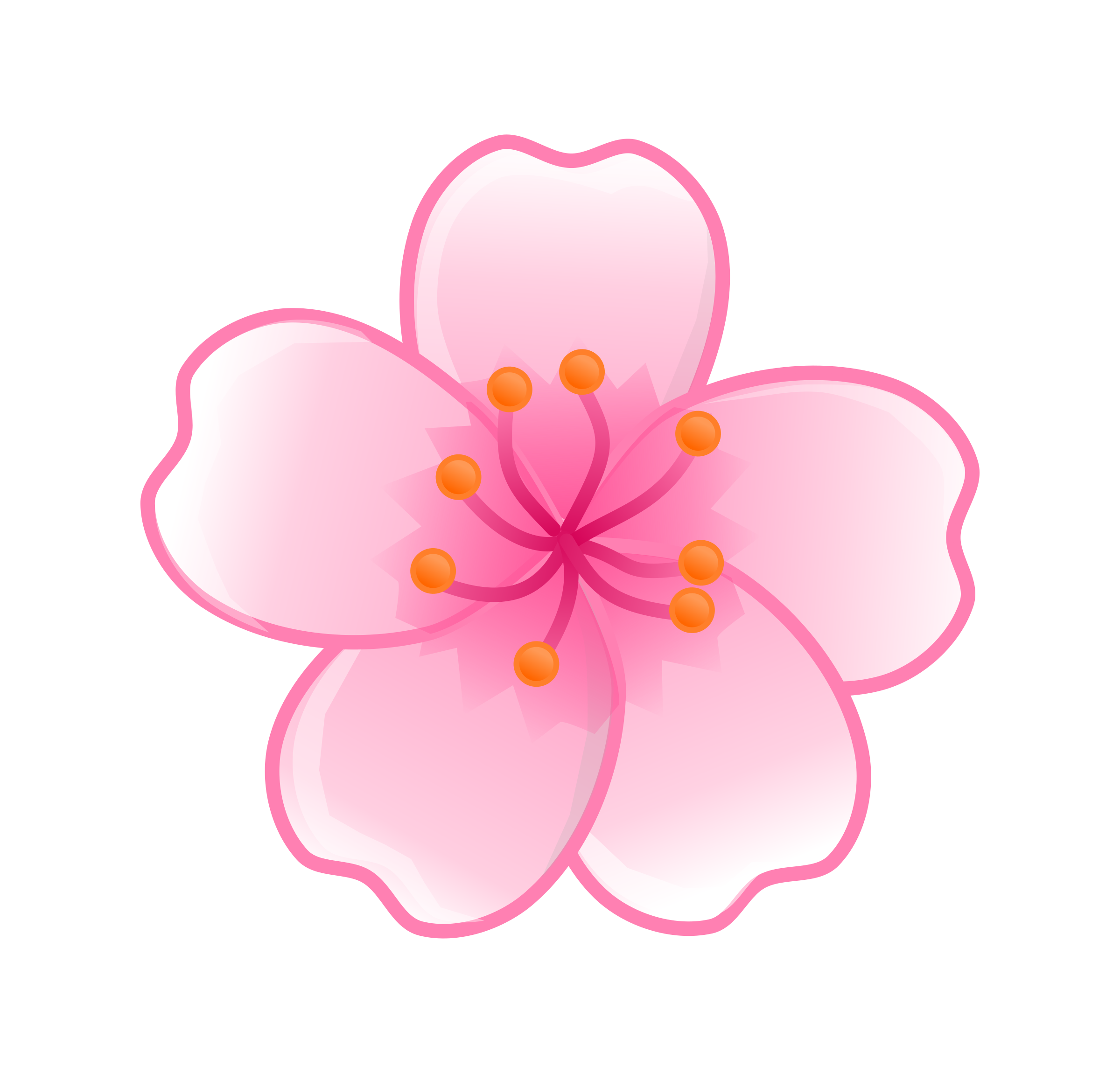 Sakura flower clipart png - ClipartFox