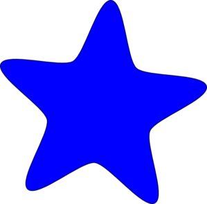 Blue Star Clipart