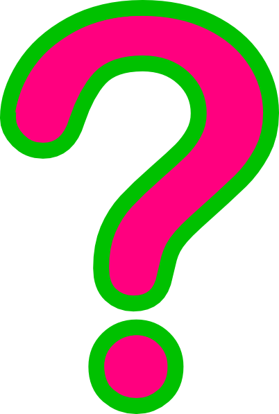 Cartoon question mark clipart