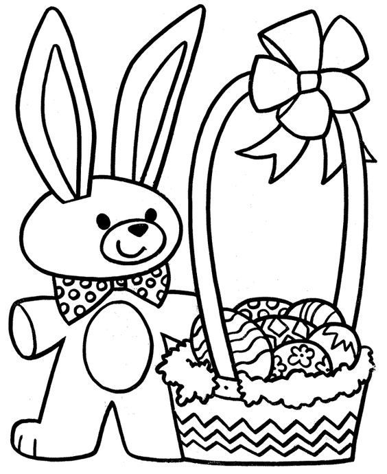 easter bunny | coloring 7 | Pinterest | Easter Bunny, Bunnies and ...