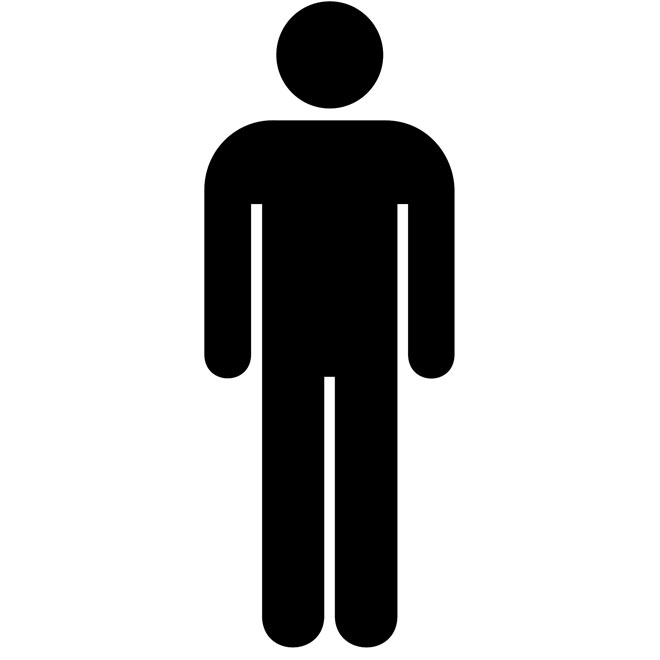 Man symbol clipart