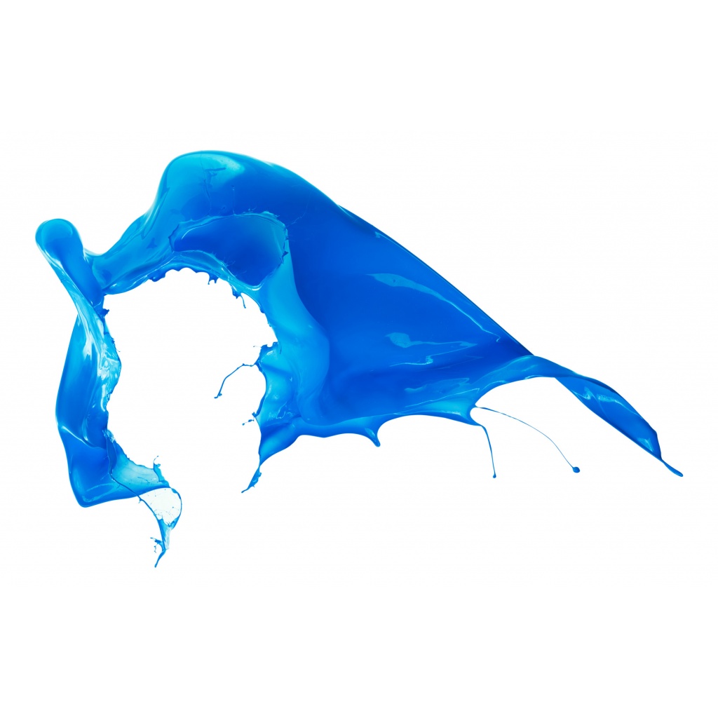 Blue Paint Splash Clipart