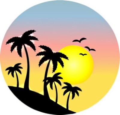 Tropical, Hawaiian luau and Clip art