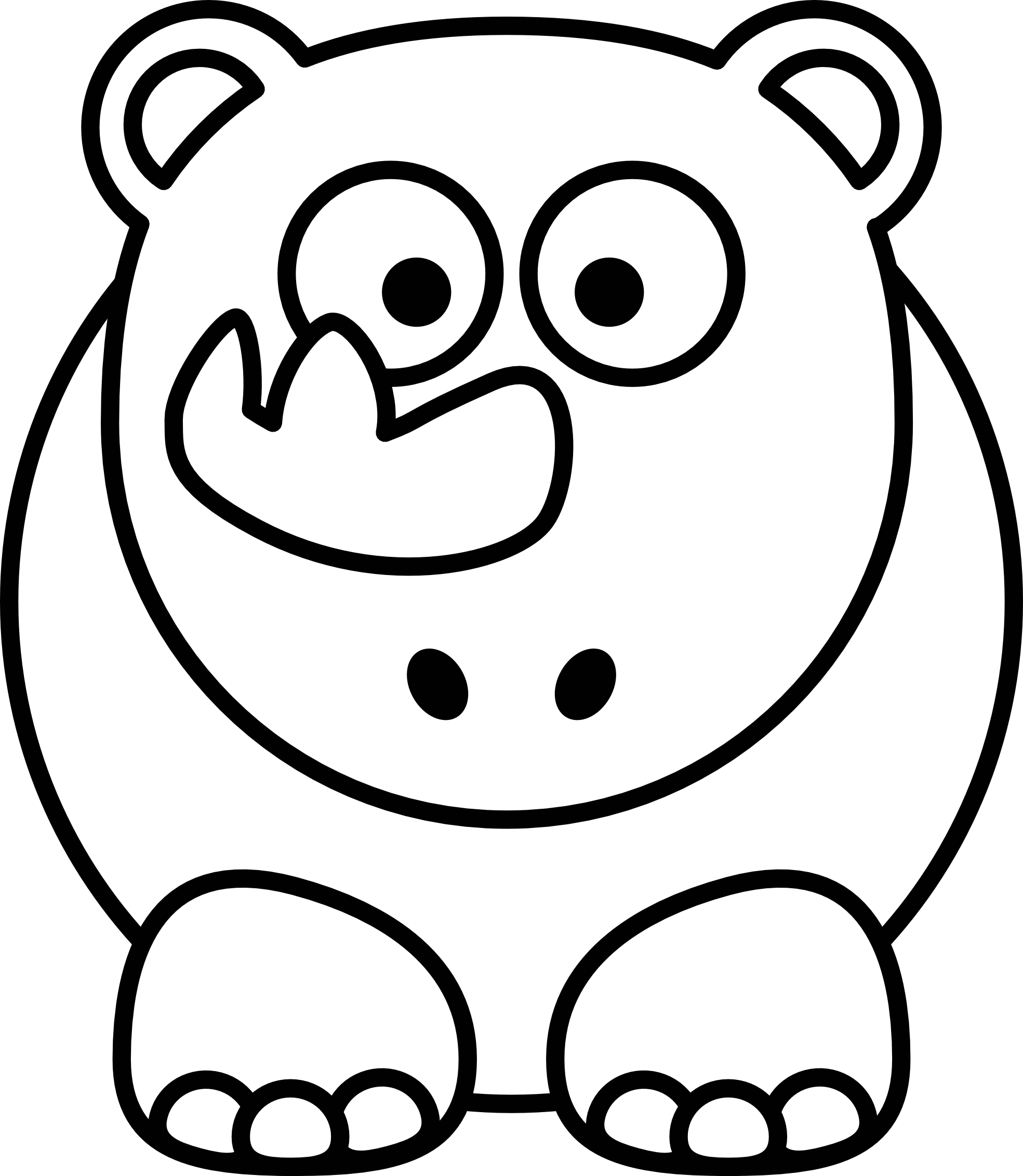 Picture Of Rhino Cartoon - ClipArt Best
