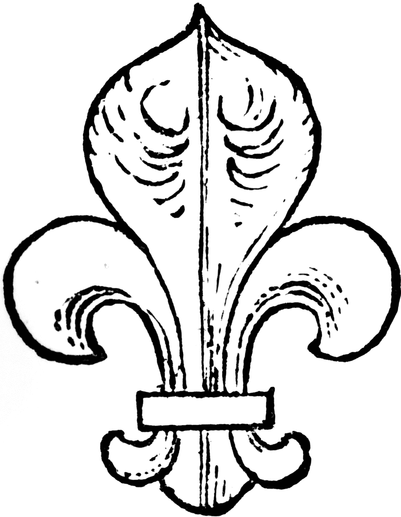 Grey Fleur De Lis Clipart - ClipArt Best