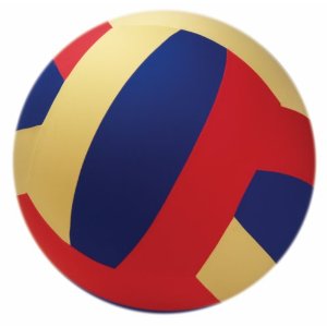 American Educational Multi-Color Volleyball Cage Ball, 40 ...