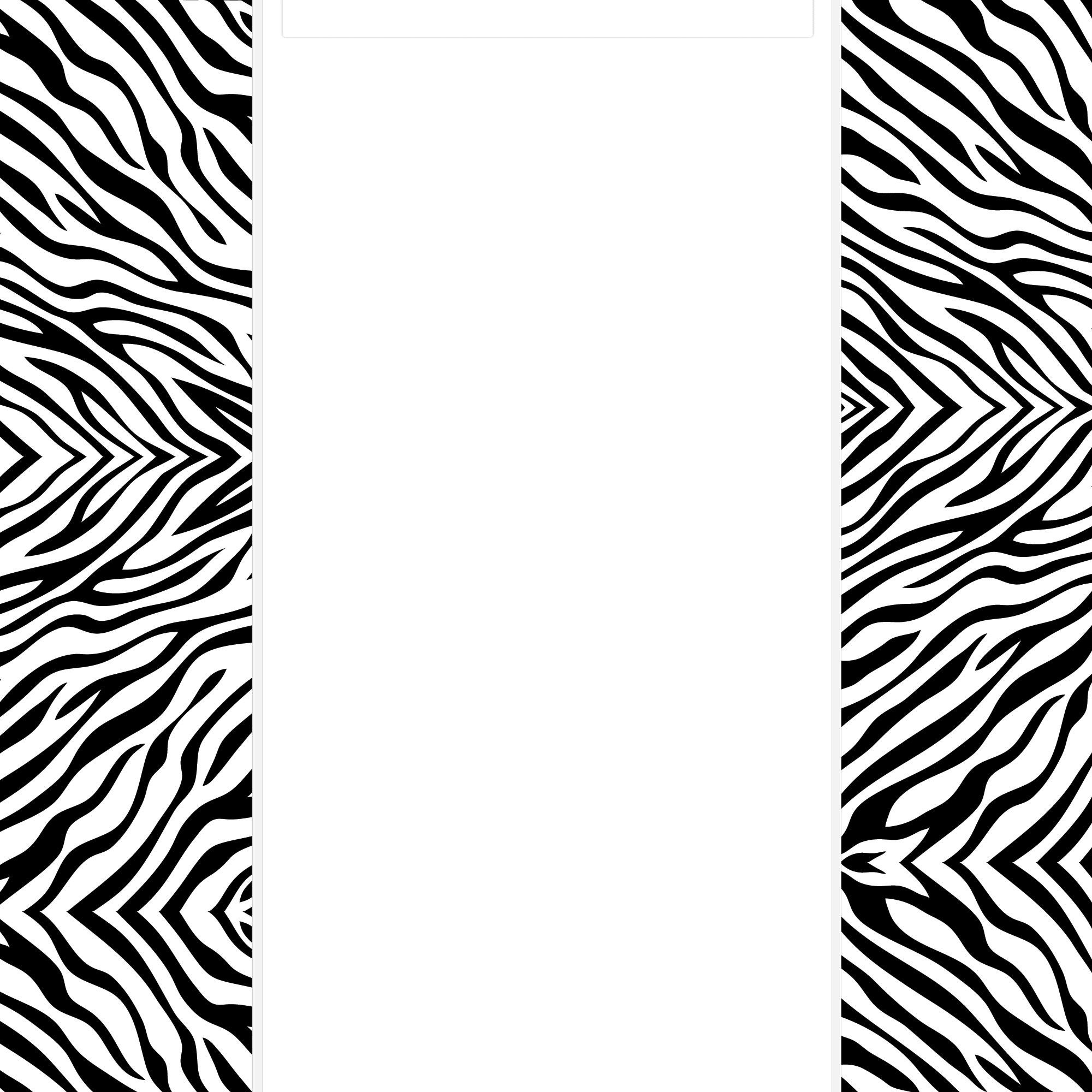 Zebra Background Clipart