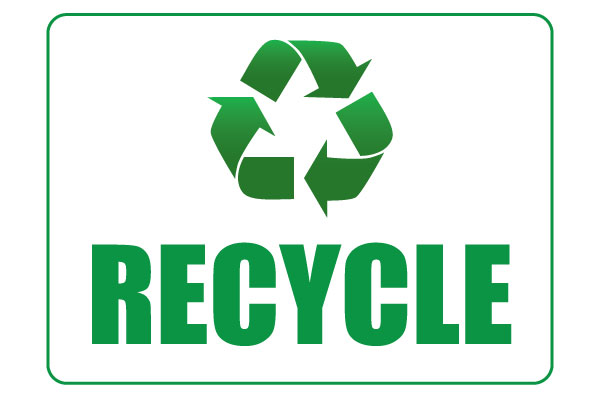 Printable Recycle Sign PDF File Free Download