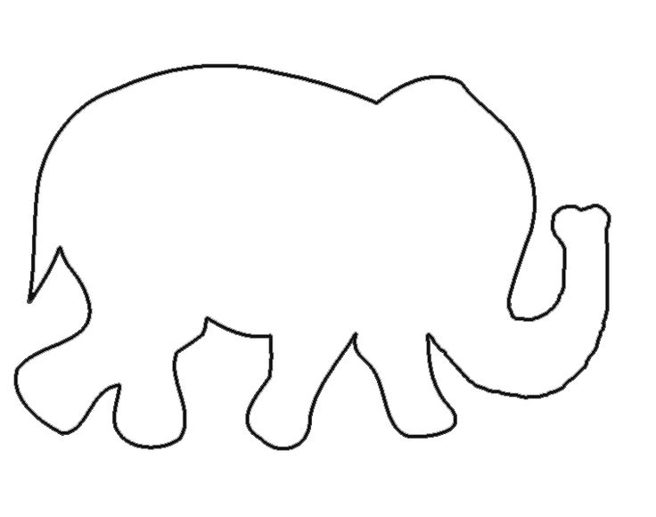 Elephant Template | Elephant ...
