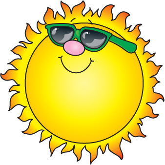 Free clipart summer sun