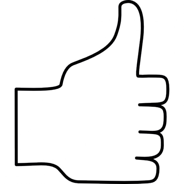 text image thumbs up