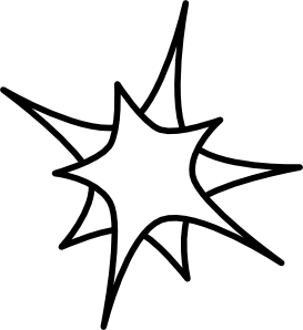 Free white star png clipart