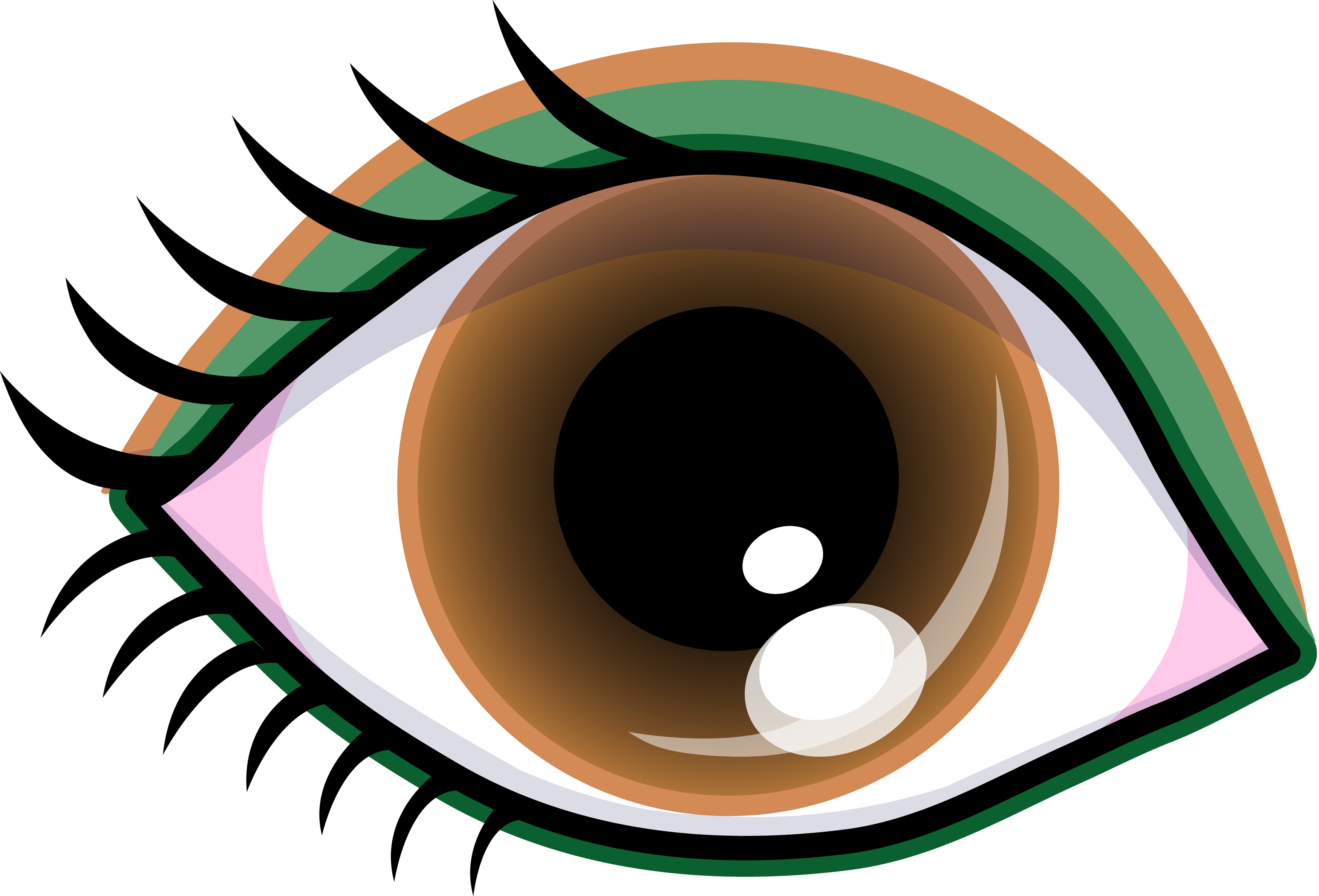 Brown Cartoon Eye - ClipArt Best