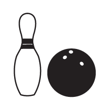 Bowling Pin Outline - ClipArt Best