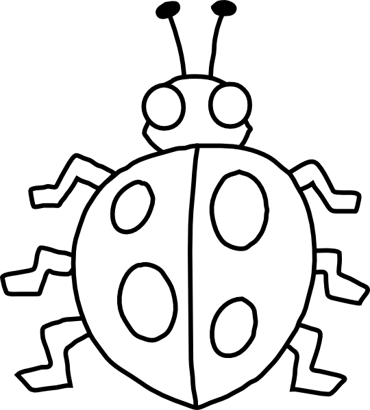 Insect Clipart Black And White - Free Clipart Images