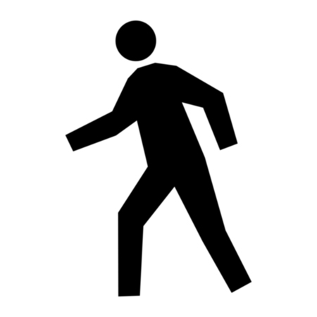 Pedestrian Sign Clipart