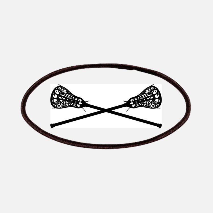Crossed Lacrosse Sticks Sports Lax Patches | Iron On Crossed ...