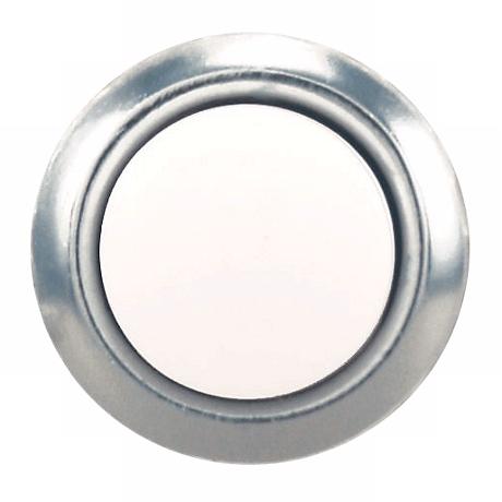 Silver and Pearl Finish Round Doorbell Button Insert - #K6331 ...