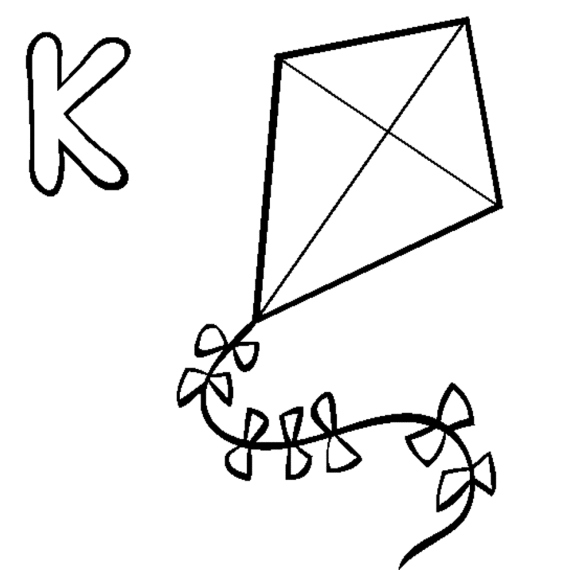 Kite Drawing | Drawing Look