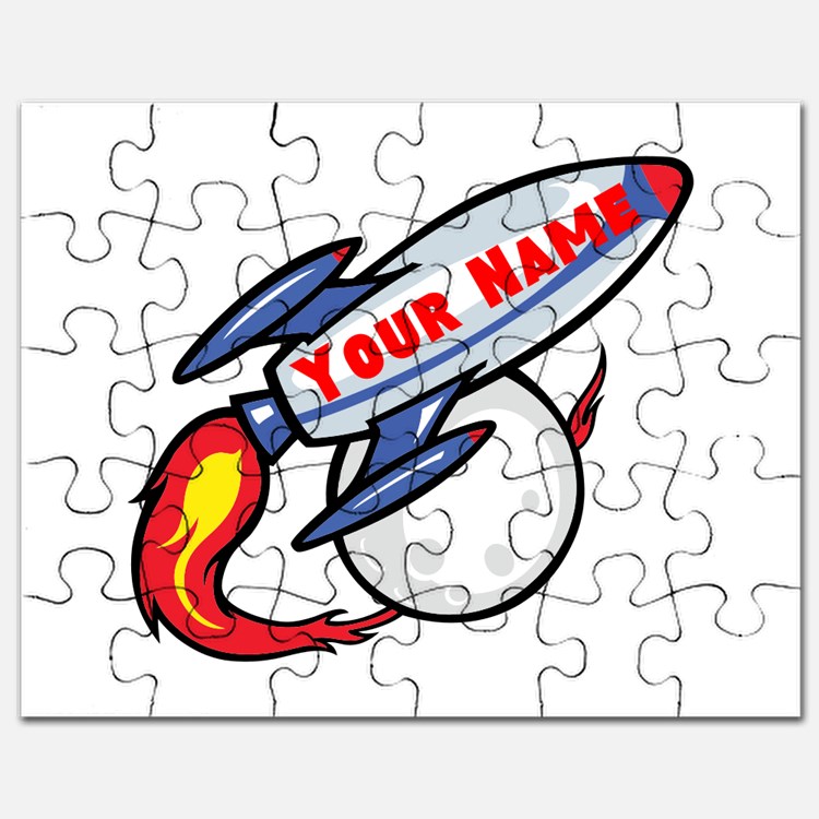 Rocket Ship Puzzles, Rocket Ship Jigsaw Puzzle Templates, Puzzles ...