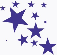 Red white and blue stars clipart - Clipartix