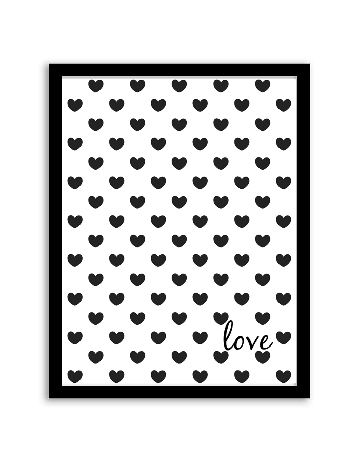 Hearts of Love Wall Art - Chicfetti Decorate