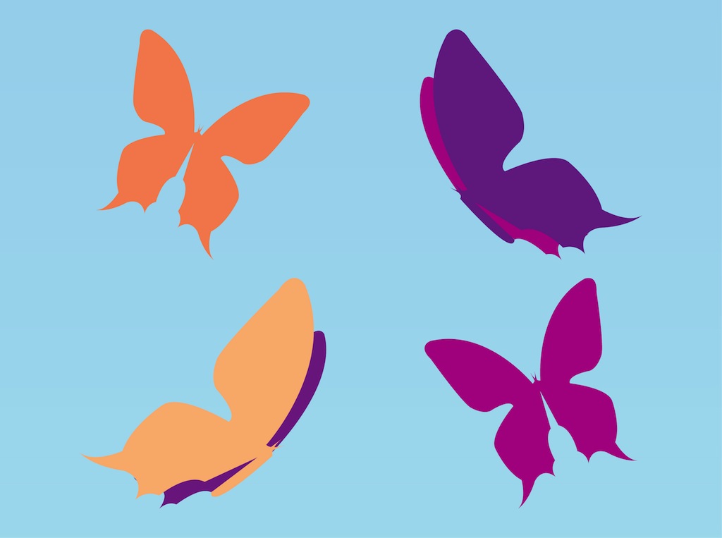 Simple Butterfly Vector - ClipArt Best