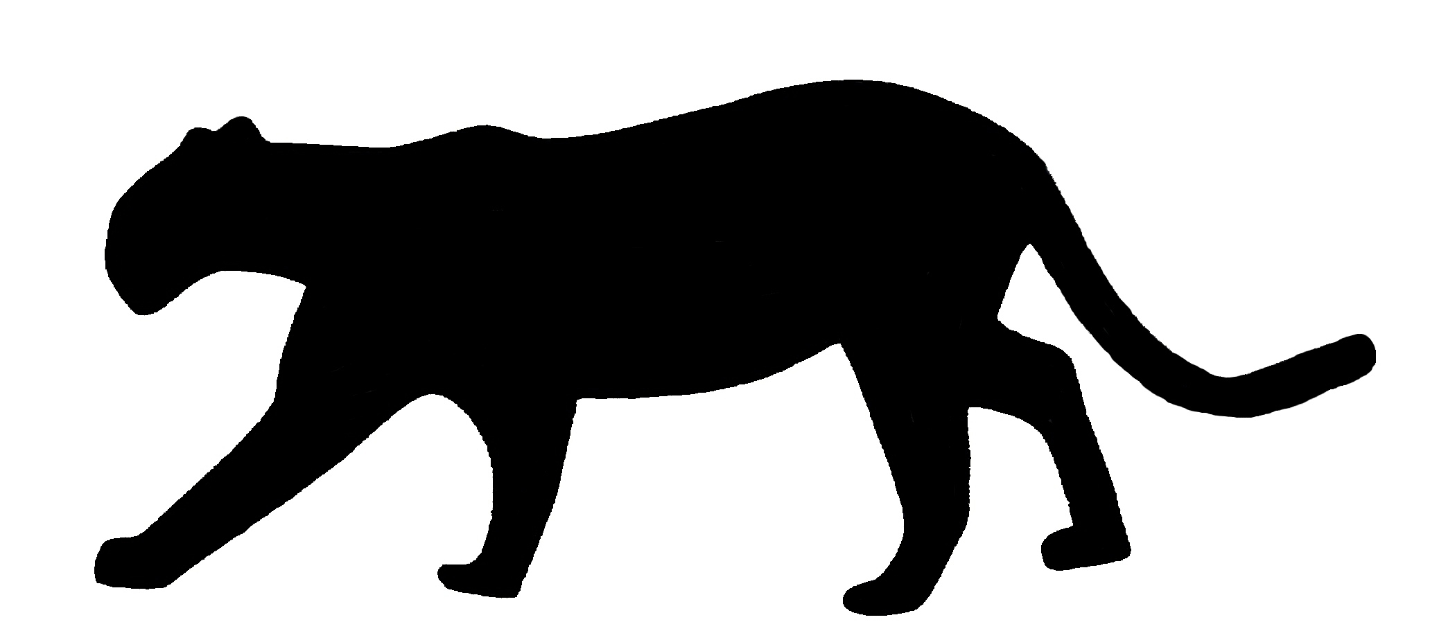 Panther Silhouette Clipart