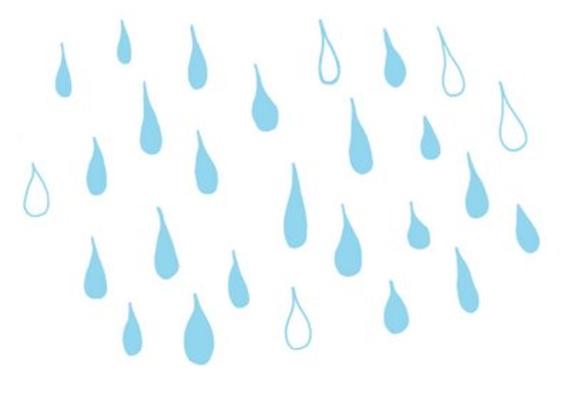 Raindrops With Clouds Gif Clipart - Free to use Clip Art Resource