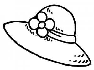 Best Photos of Hat Coloring Pages - Hat Coloring Sheet, Cowboy Hat ...
