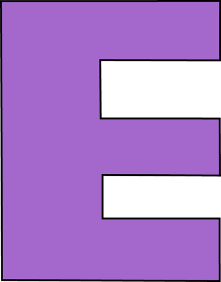 The Letter E Clipart