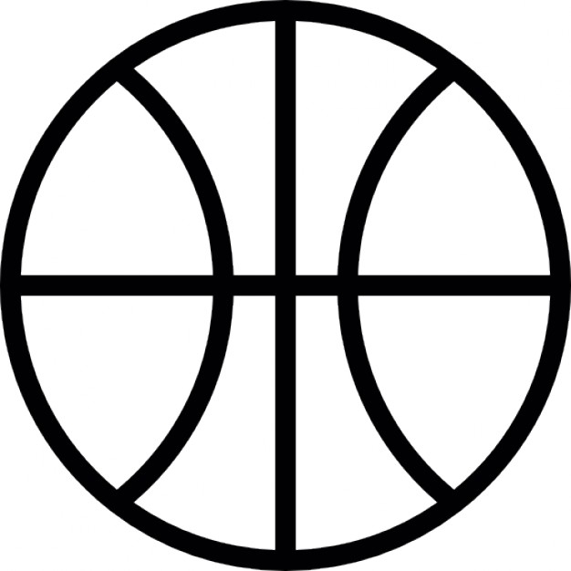 Basketball Clipart Outline