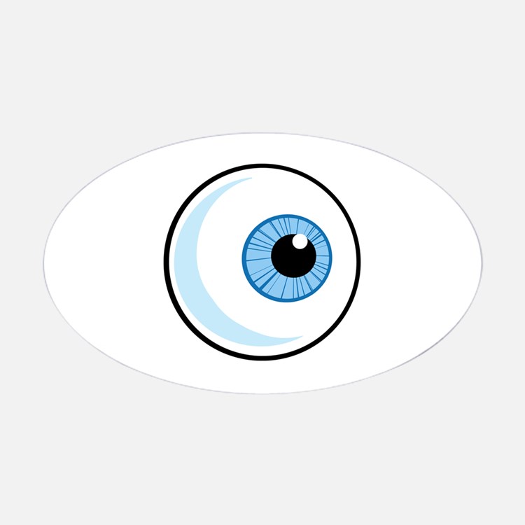 Blue Eye Iris Stickers | Blue Eye Iris Sticker Designs | Label ...