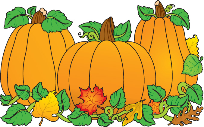 October clipart for kids