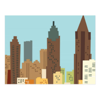 City Cartoon Postcards | Zazzle