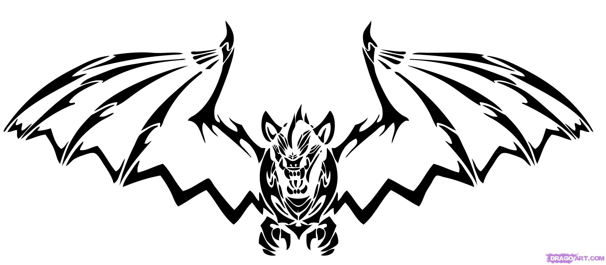 Bat Line Drawing ClipArt Best with Coloring Pages Draw A Bat ...