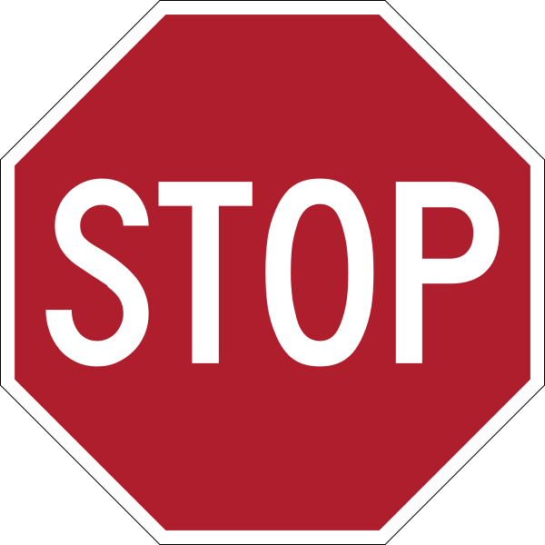 Big Stop Sign - ClipArt Best
