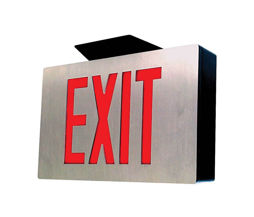 LED Emergency Light With Exit Sign SENTRY CCDMR EVENLITE Clipart ...