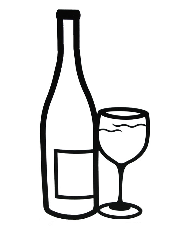 Wine bottle image clipart