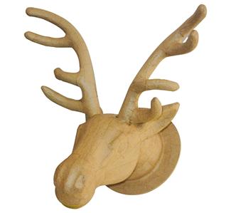 Large Decopatch Paper/ Papier Mache Reindeer Stag Trophy Head.