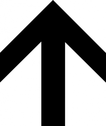 Black North Arrow Direction Arrows Pfeil Directions Up vector ...