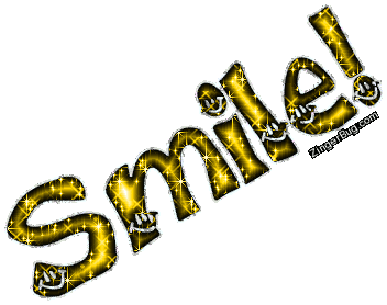 Smile Yellow Smiley Glitter Text Glitter Graphic Comment