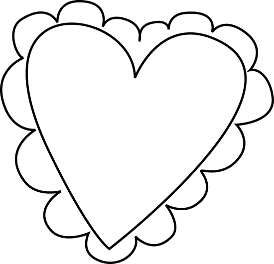 Heart black and white heart clipart black and white heart clip art ...