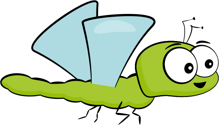 Clipart - Dragonfly Cartoon