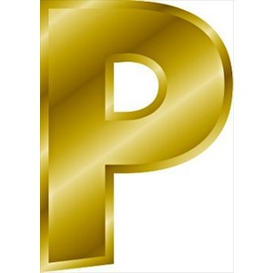 Free gold-letter-P Clipart - Free Clipart Graphics, Images a ...