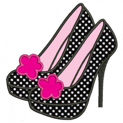 HIGH HEEL SHOE APPLIQUE PATTERN | APPLIQ PATTERNS