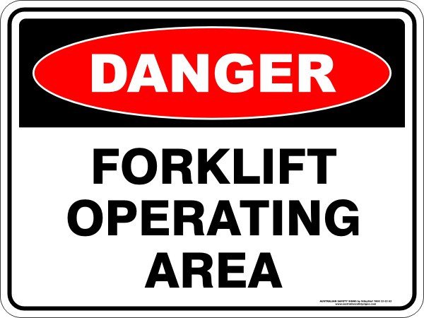 Forklift Signs – Australian Safety Signs