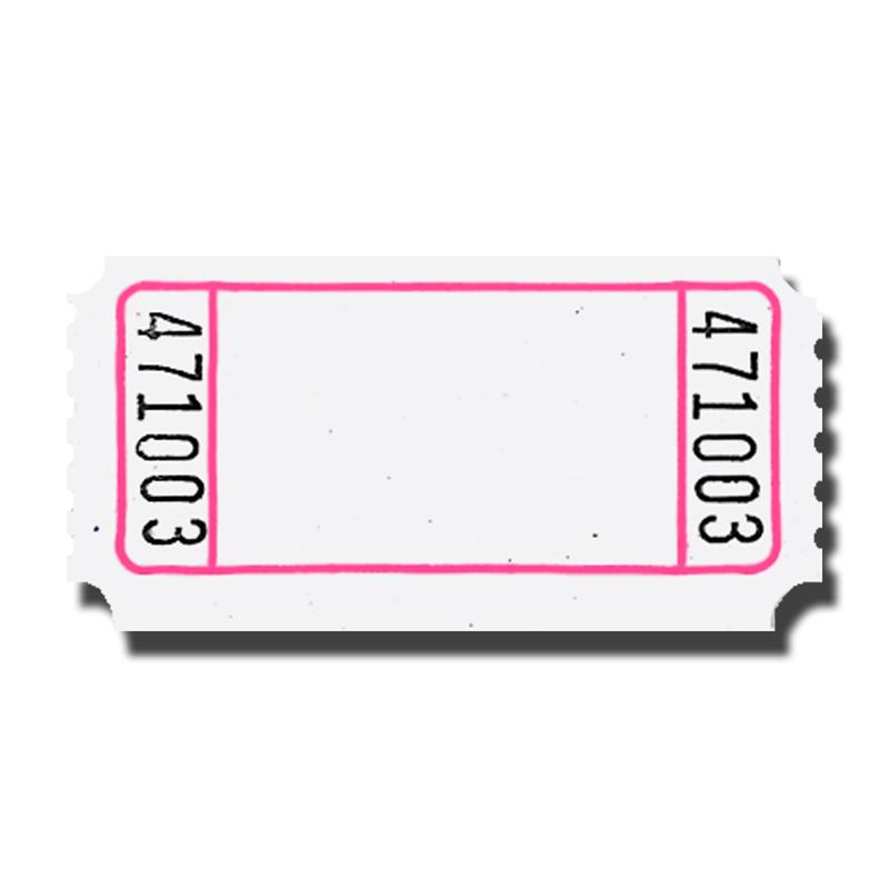 Carnival Ticket Blank Clipart