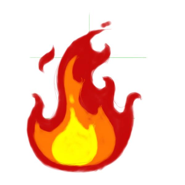 How to draw flames - Drawing Factory