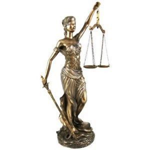 Brand New Blind Lady Scales Justice Lawyer Statue Attorney Gift ...